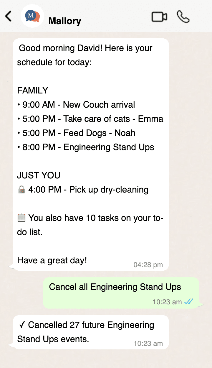Create and update from SMS