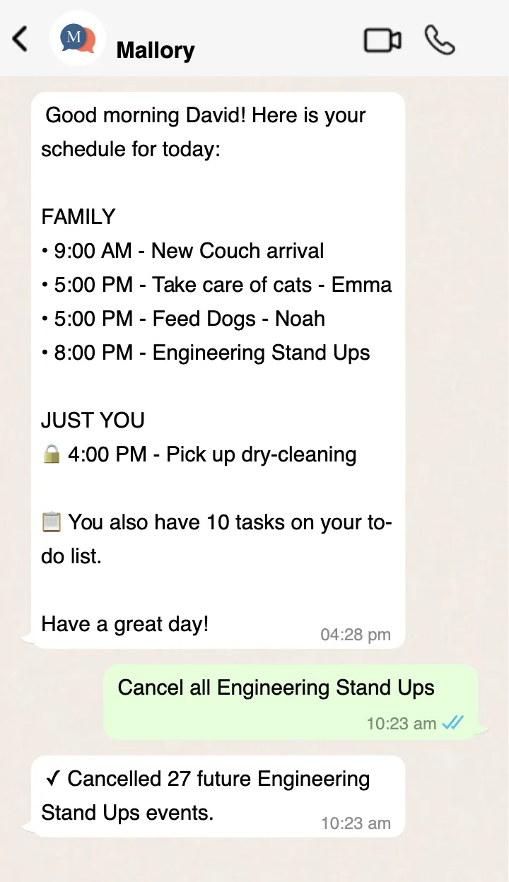 Create and update from SMS